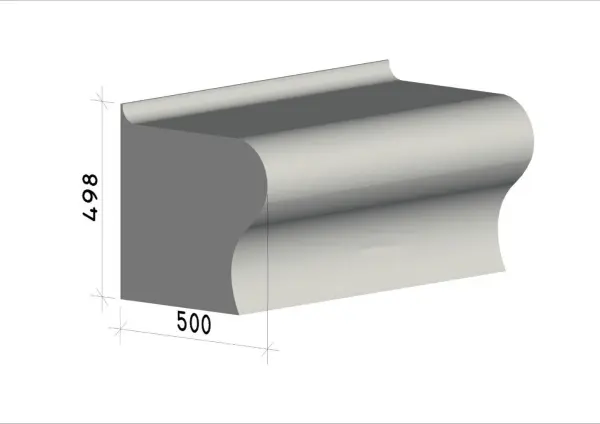 Скамья для турецкой парной Пикколо 450х500x1000мм, ПСБ-С 35
