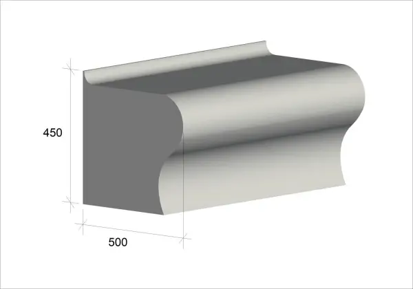 Скамья для турецкой парной Пикколо 450х500x1000мм, ПСБ-С 35
