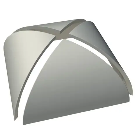 Купол для турецкой парной Тюбетейка 1000x1000x500мм, ПСБ-С 50